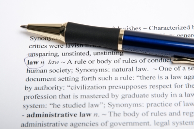 In accordance with the law